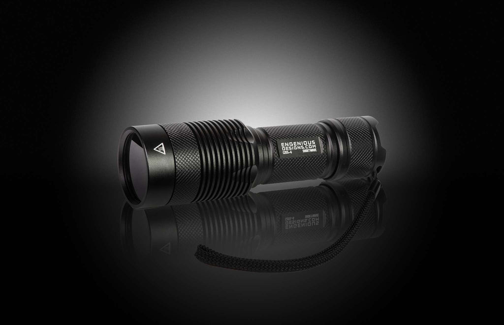 A shortwave UV flashlight