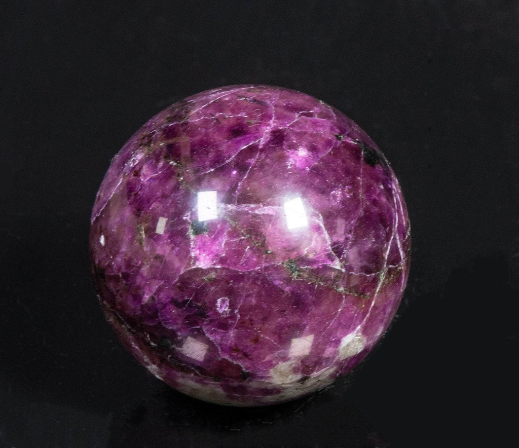 Fluorescent Sodalite Sphere, Very Tenebrescent