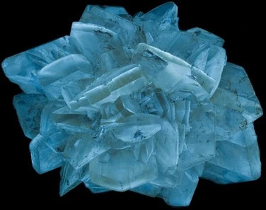 Phosphorescent selenite crystal