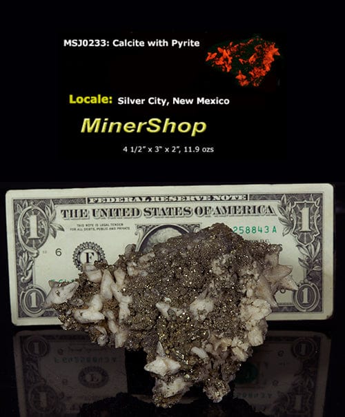 Calcite, Pyrite from New Mexico