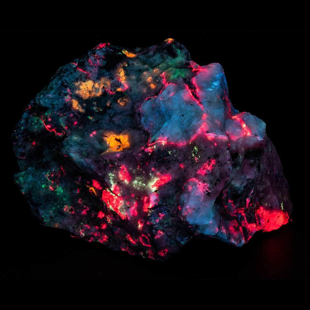 Fluorescent Magic Rocks Fluorescent Rocks - Minerals That Glow Under UV Light | MinerShop