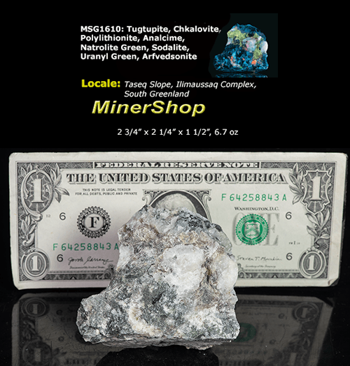 A mineral specimen that features rich polylithionite and chkalovite.