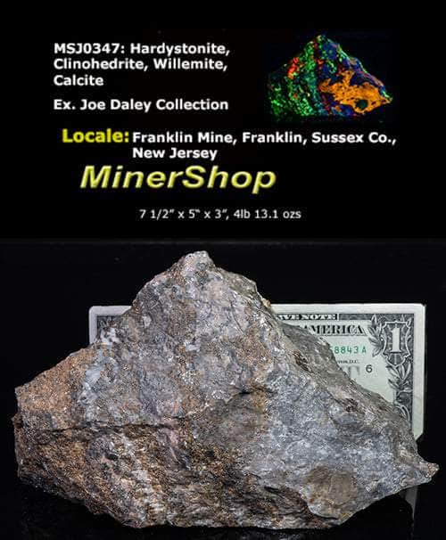 Large and beautiful deep violet-blue hardystonite from the famous Franklin Mine