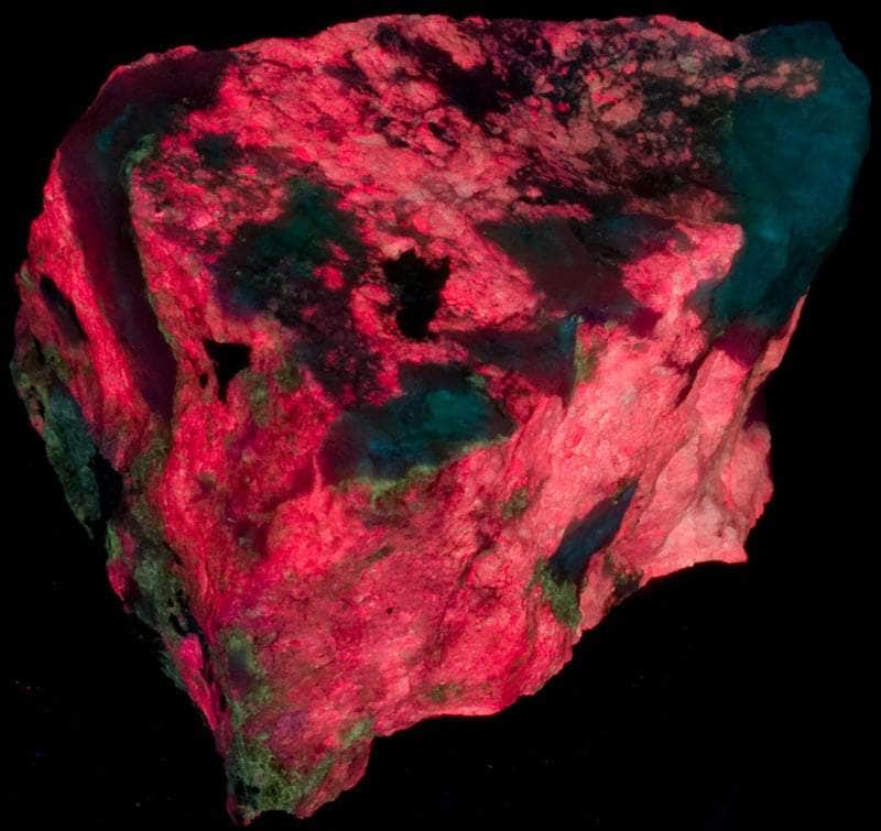 Large piece of Tugtupite from Greenland
