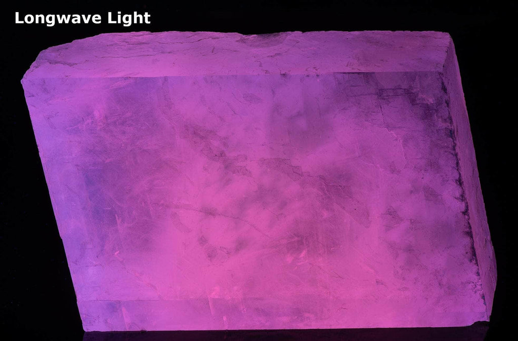 Pink Calcite Rhomb from Challenger Cave, Mexico