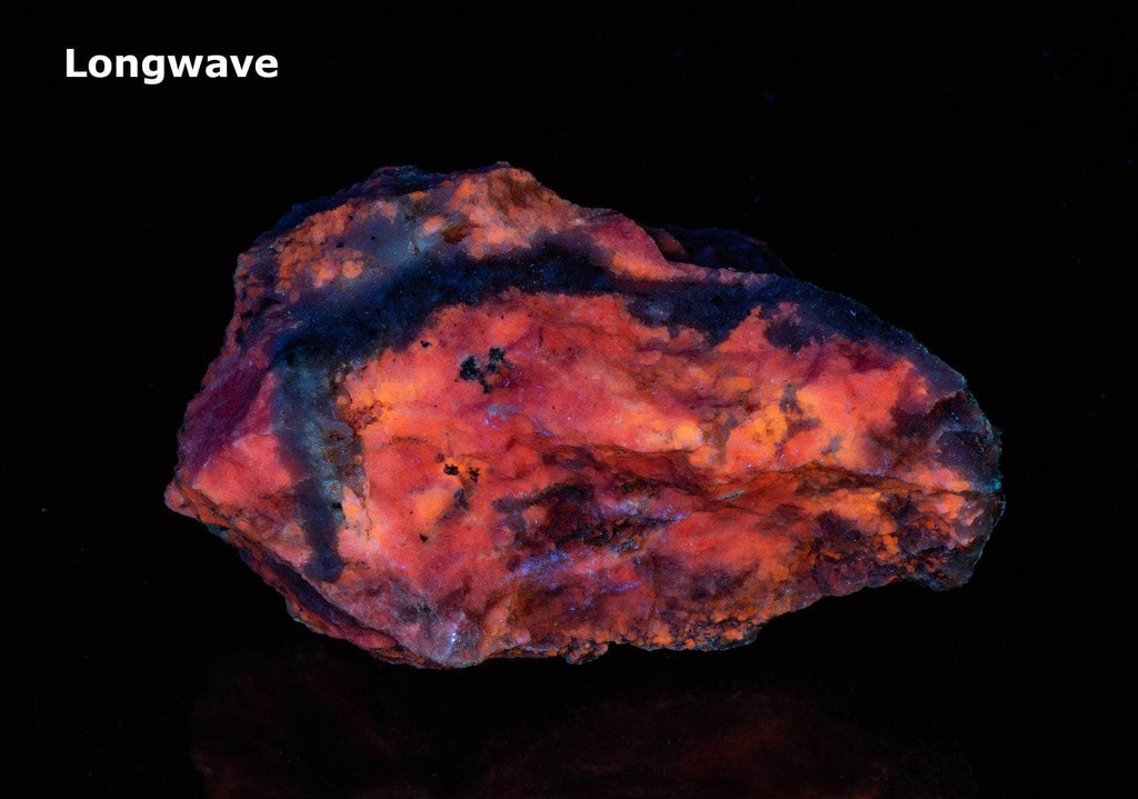 very tenebrescent piece of tugtupite from greenland