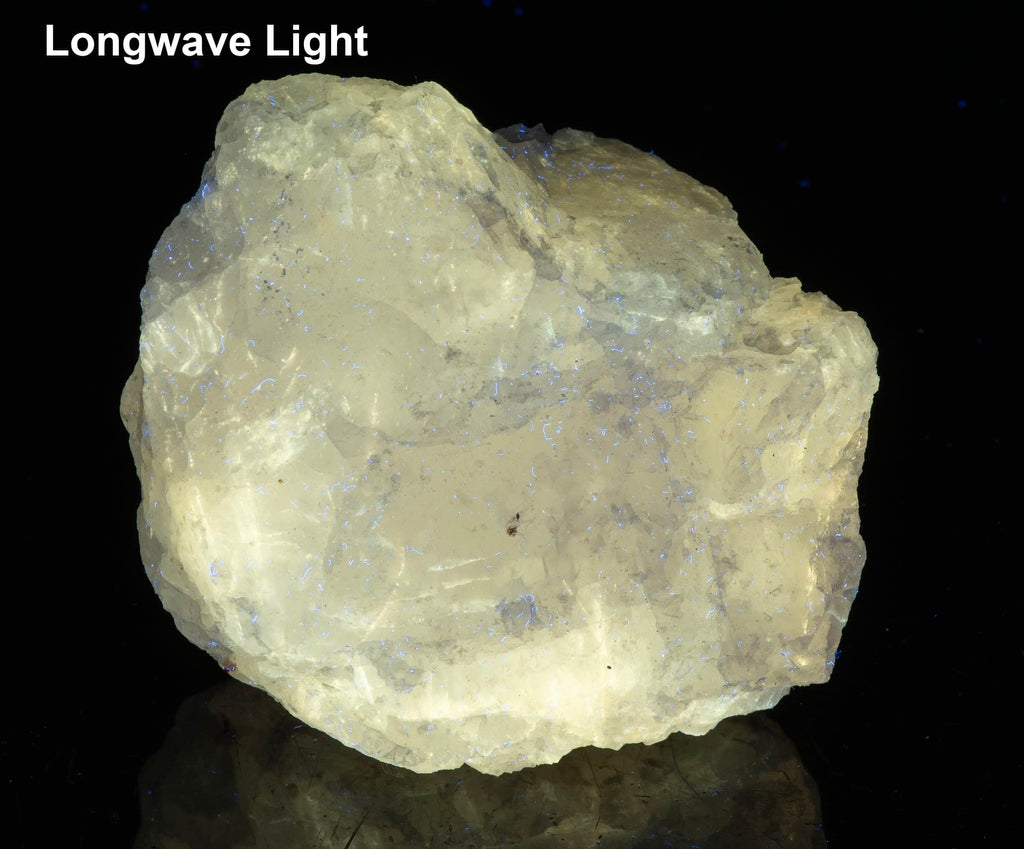 A nice sized piece of uv reactive calcite