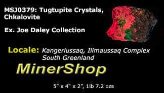 An incredible, unusual gemmy and extremely tenebrescent tugtupite specimen from Kangerlussaq. Vugs with large and well-formed, gemmy tugtupite crystals 