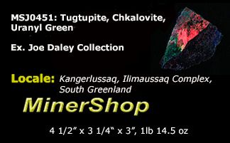very tenebrescent piece of tugtupite from greenland