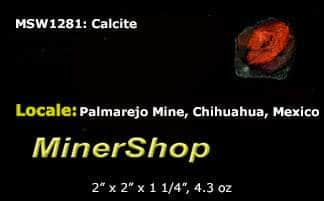 fluorescent red calcite