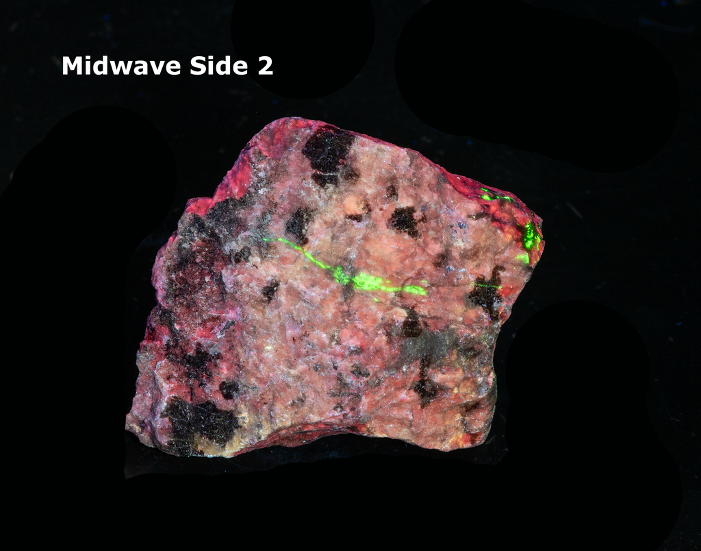 rare margarosanite fluorescent willemite prehnite from franklin mine new jersey