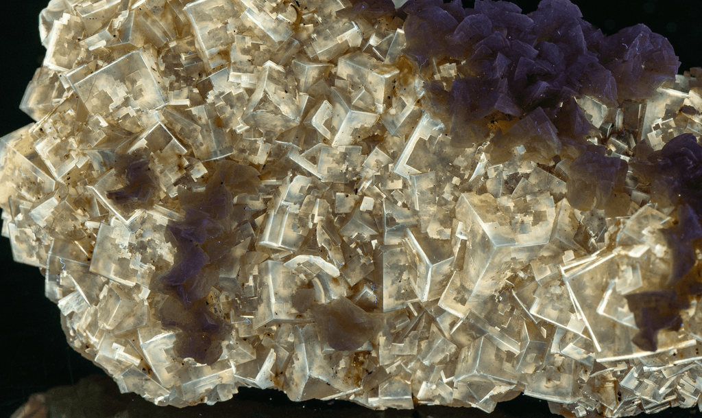 fluorescent yellow fluorite crystals from spain