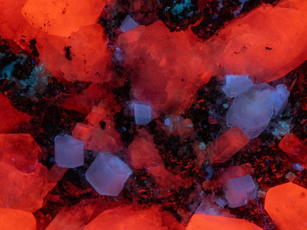 apatite and calcite on pyrite from peru