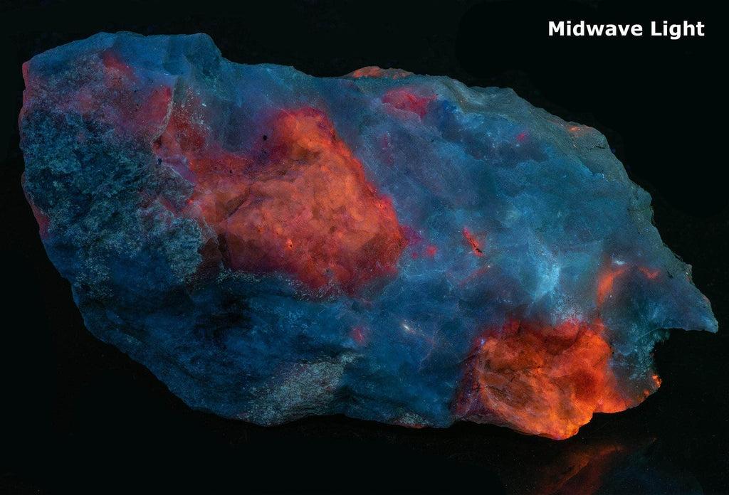 Sodalite (Hackmanite) from Greenland with deep tenebrescence.