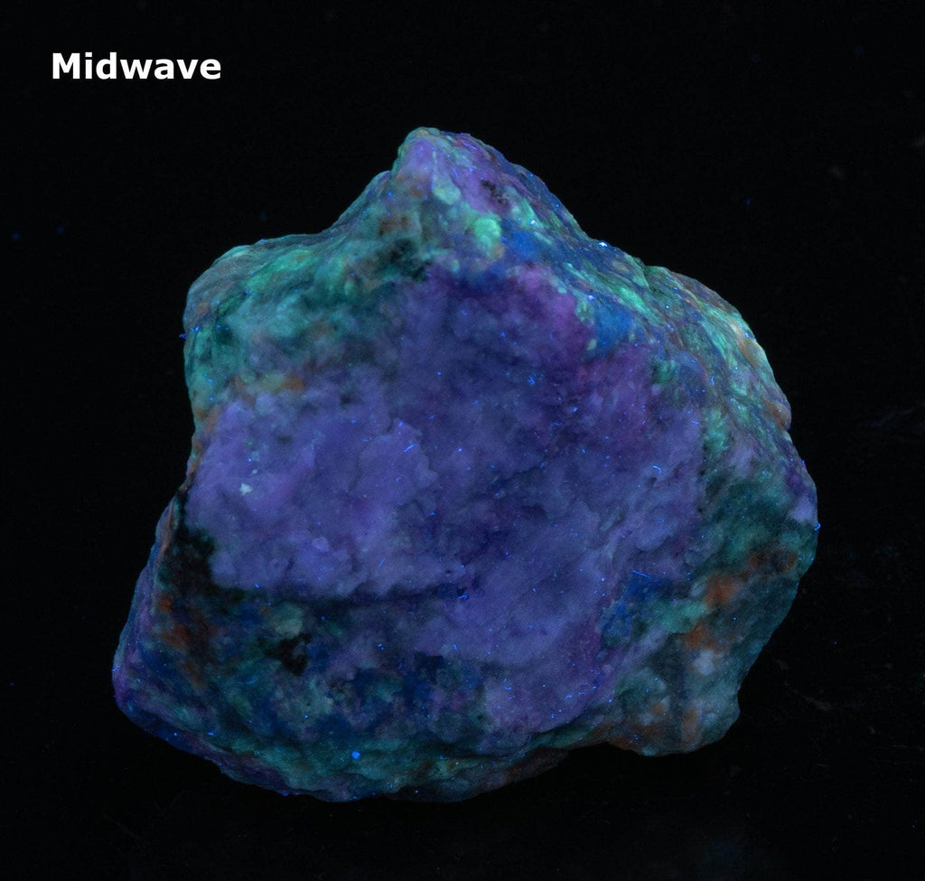 Tenebrescent hackmanite from Afghanistan.