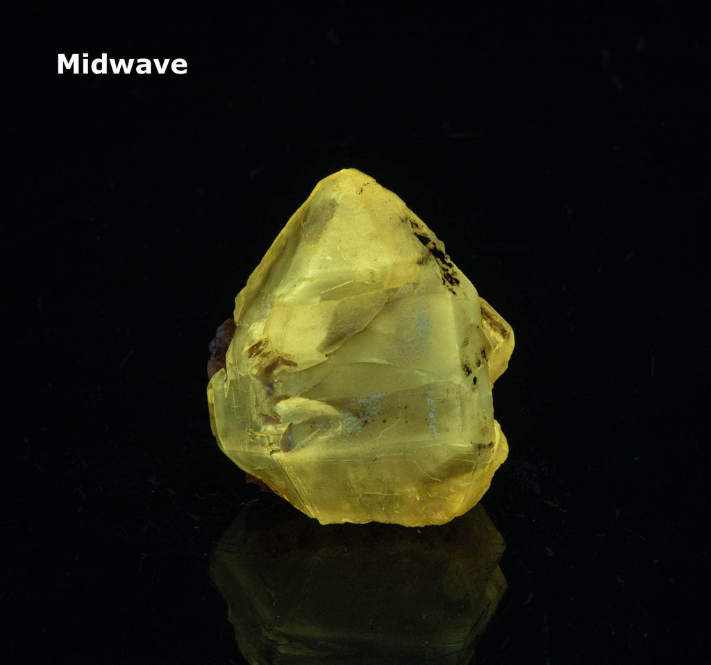 A gemmy crystal of cerussite.
