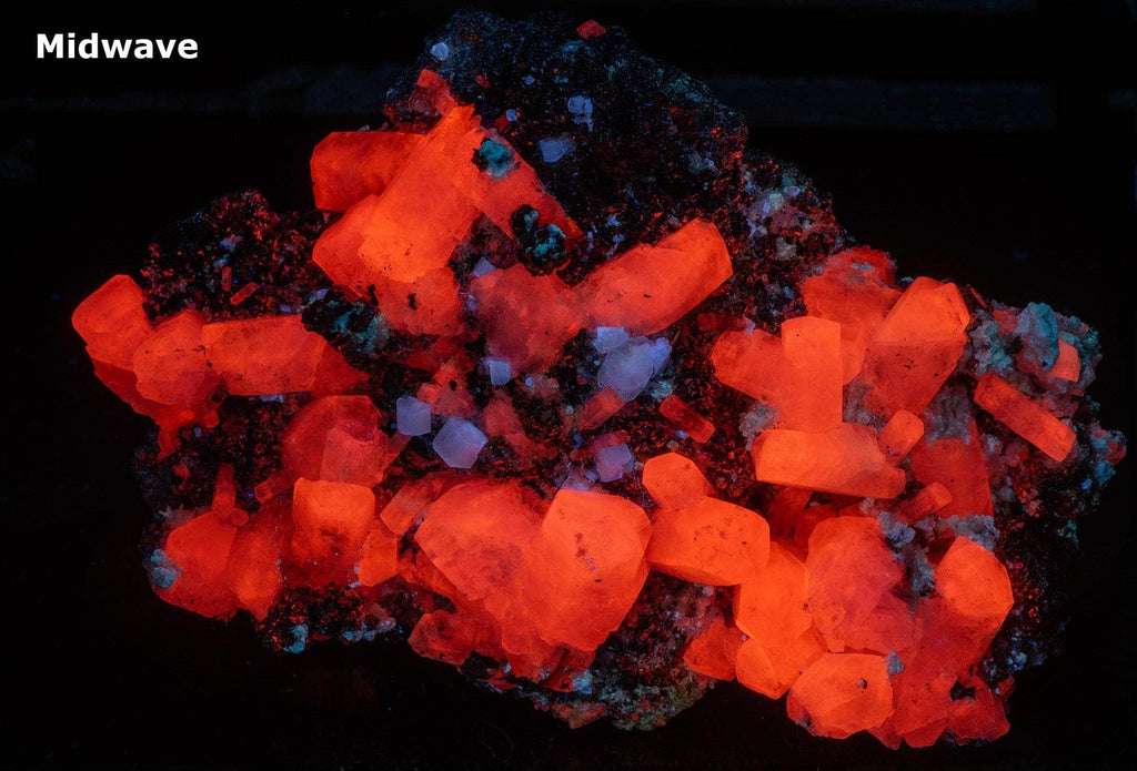 apatite and calcite on pyrite from peru