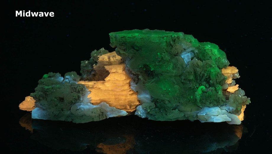 Fluorescent chalcedony replacing gypsum specimen. – MinerShop