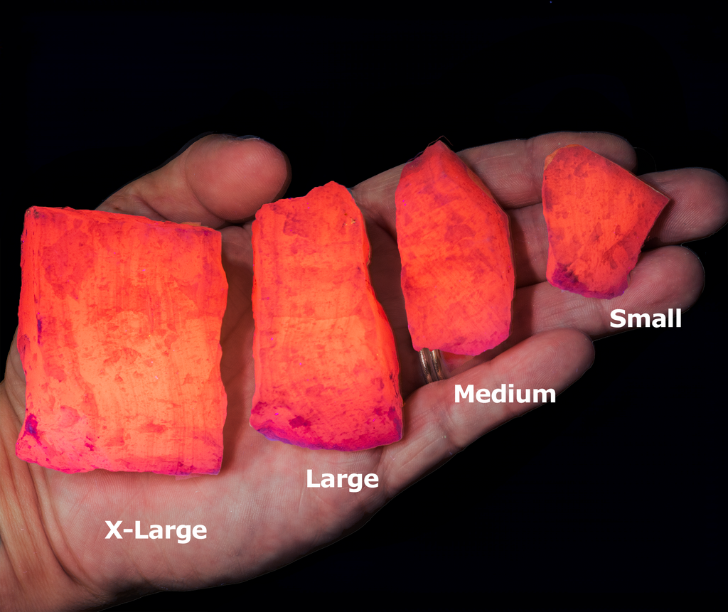 uv reactive calcite, uv reactive mineral