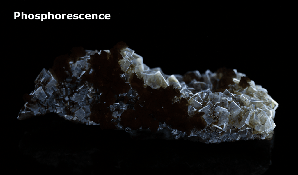 fluorescent yellow fluorite crystals from spain