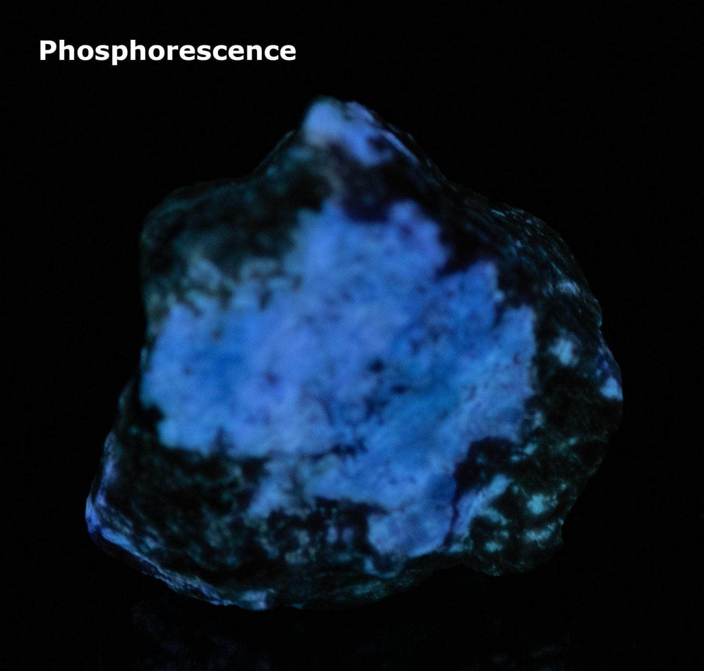 Tenebrescent hackmanite from Afghanistan.