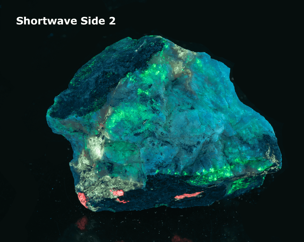 A mineral specimen that features rich polylithionite, tugtupite and chkalovite.