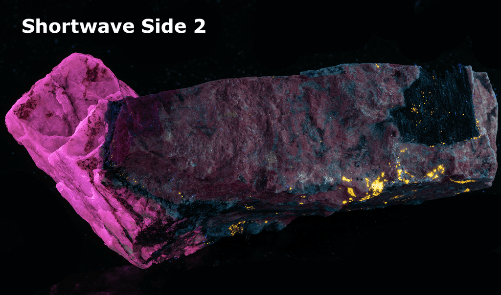 rare leucophanite fluorescent mineral