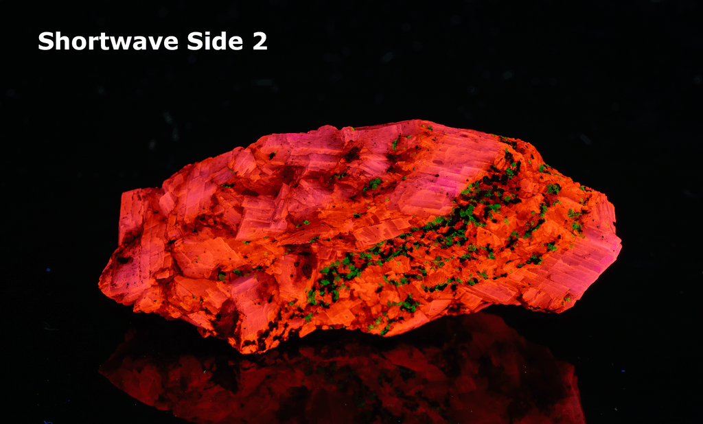 Calcite, Willemite, Franklinite from Franklin Mine, NJ 