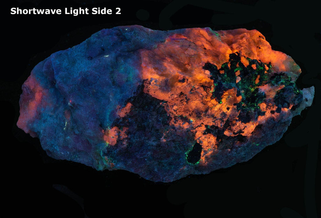 Sodalite (Hackmanite) from Greenland with deep tenebrescence.