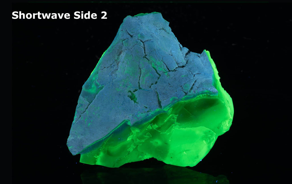 Beautifully bright green uv reactive piece of chalcedony