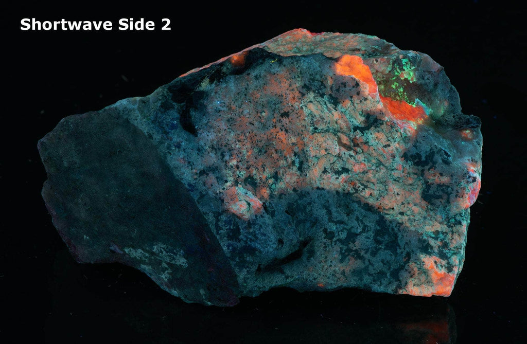 A deeply tenebrescent hackmanite red sodalite specimen from Greenland