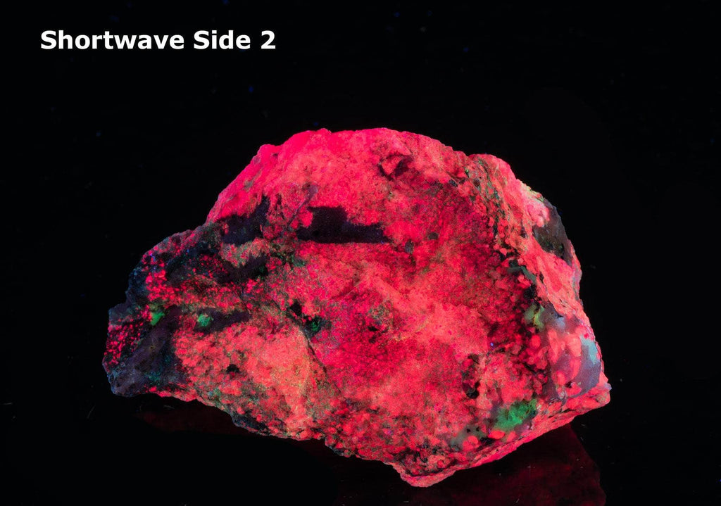 very tenebrescent piece of tugtupite from greenland