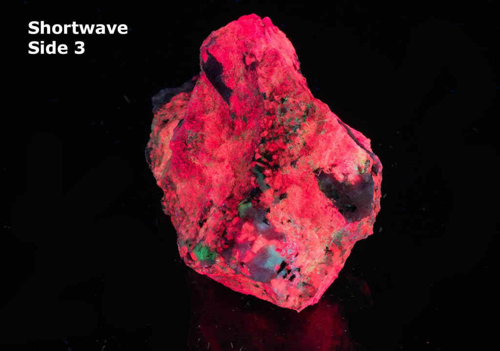 very tenebrescent piece of tugtupite from greenland