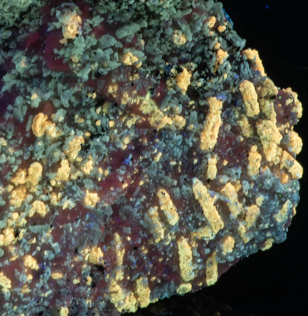 Phlogopite, Calcite, Diopside, Blue Lazurite from Afghanistan
