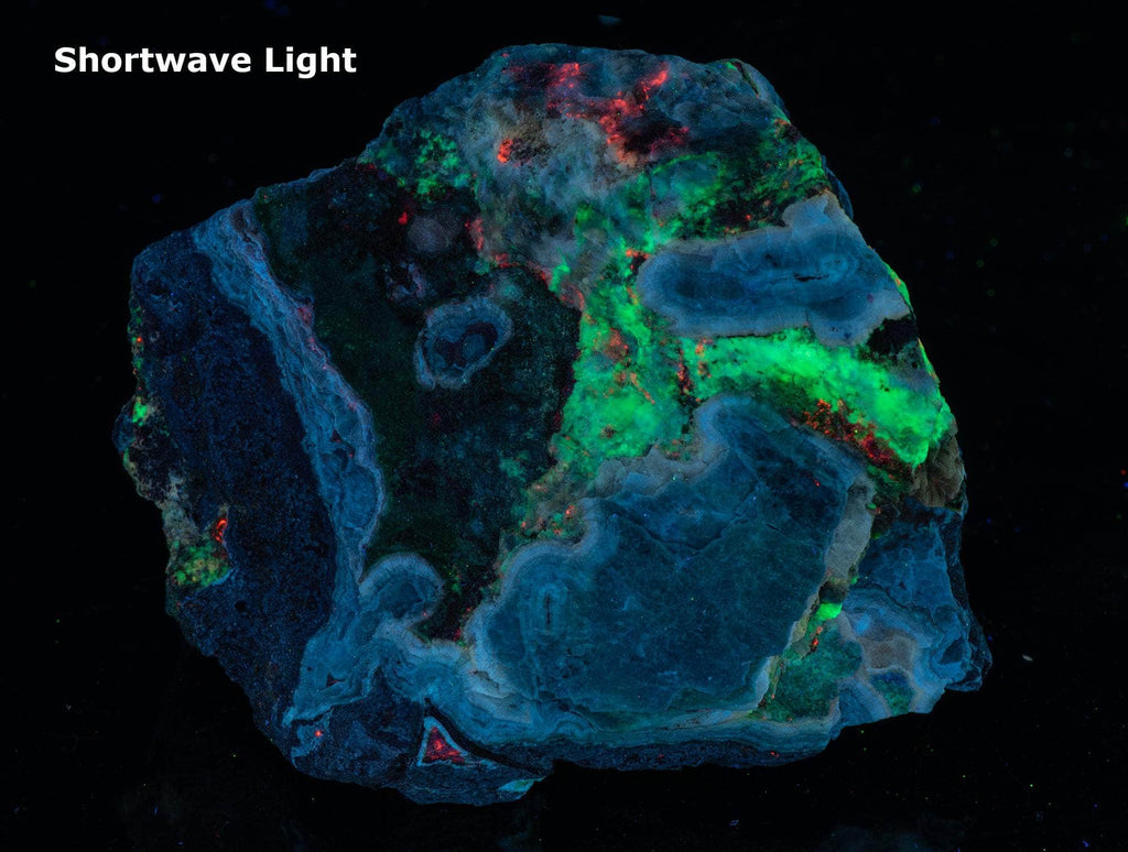 Calcite, Willemite, Unknowns - Puttapa Mine, Australia