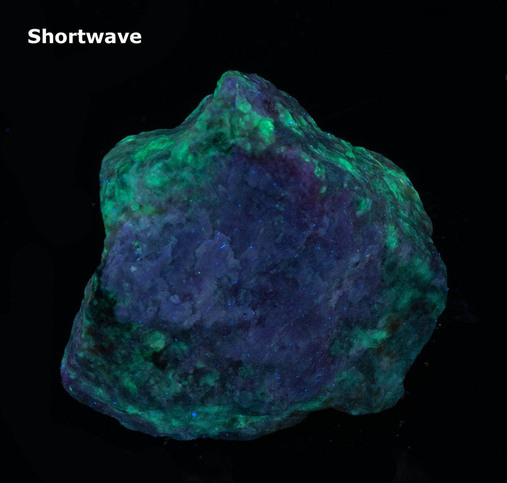 Tenebrescent hackmanite from Afghanistan.