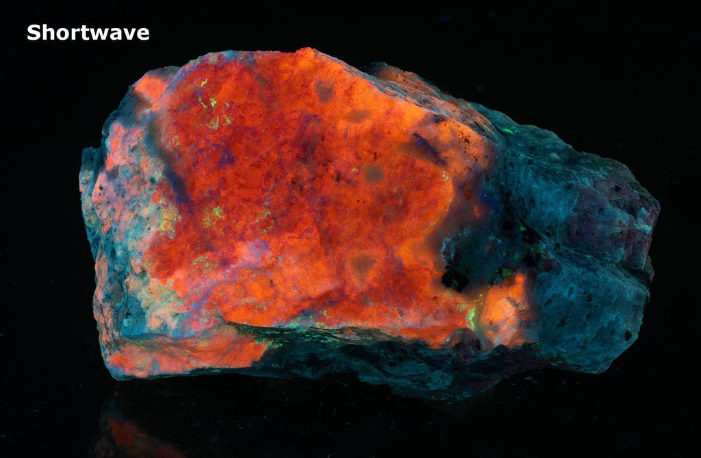 A deeply tenebrescent hackmanite red sodalite specimen from Greenland
