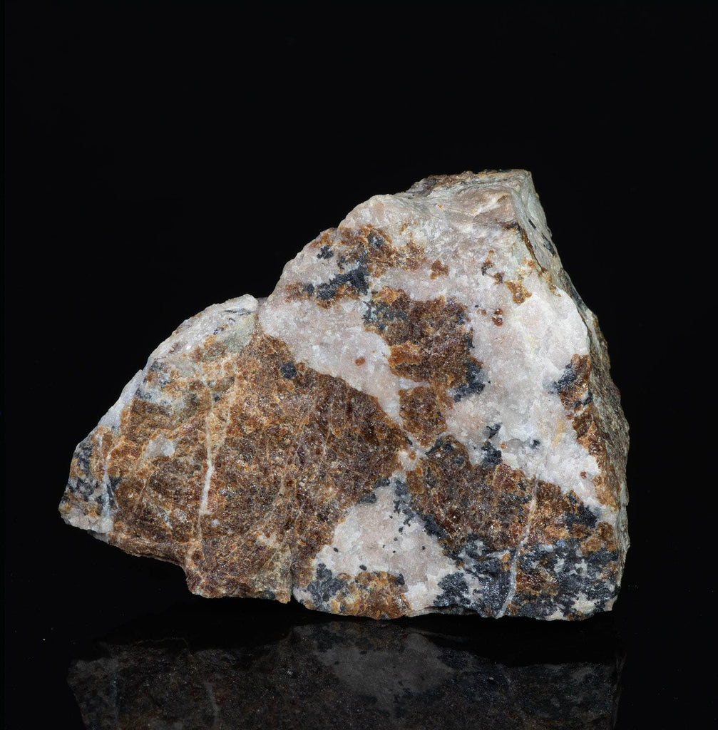 Rare Margarosanite, Xonotlite, Axinite, Clinohedrite, Calcite, Willemite from Franklin Mine, New Jersey, USA