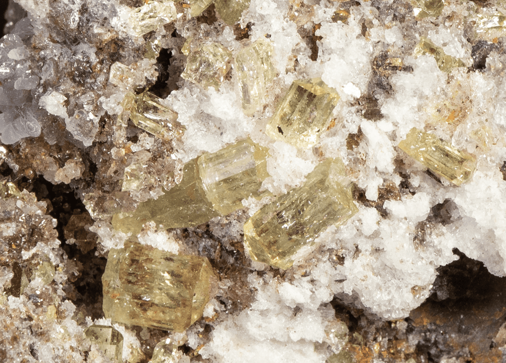 Green Apatite Crystals from Mexico