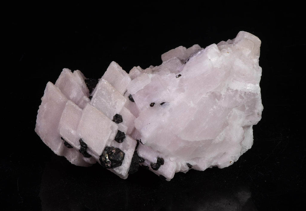 Fluorescent Manganocalcite, Pyrite, Tetrahedrite From Peru