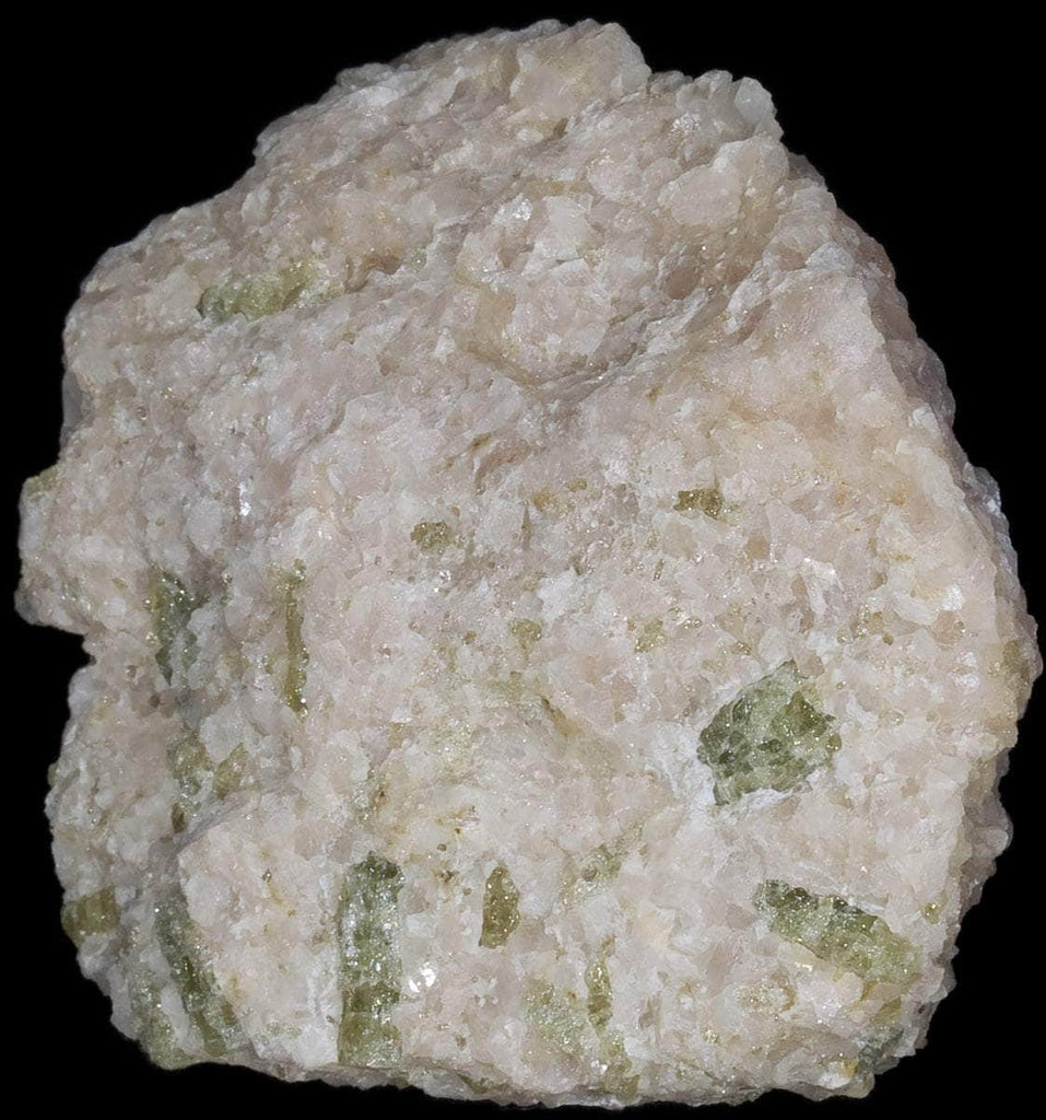 Fluorapatite Crystals in Calcite from Canada