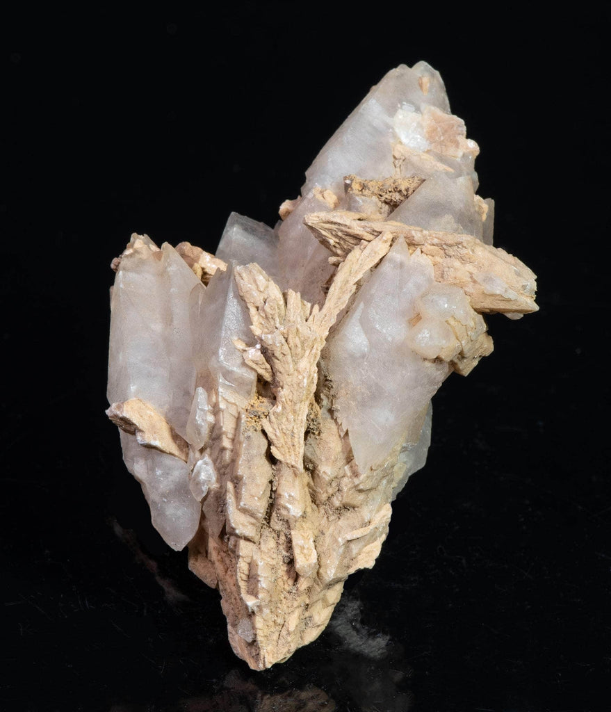 Nicely formed pinkish terminated calcite crystals 