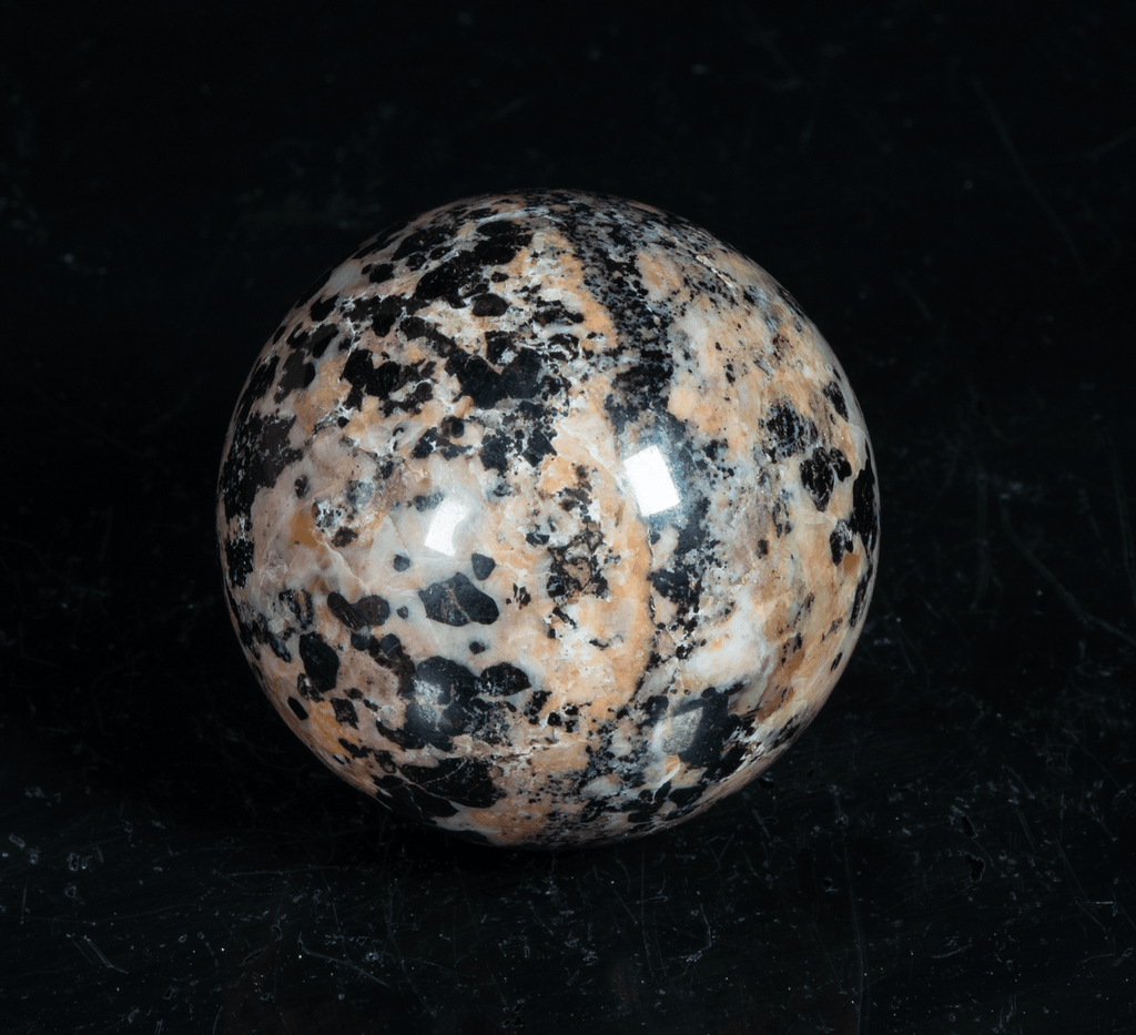 Willemite, Sphalerite Sphere from Sterling Hill Mine 