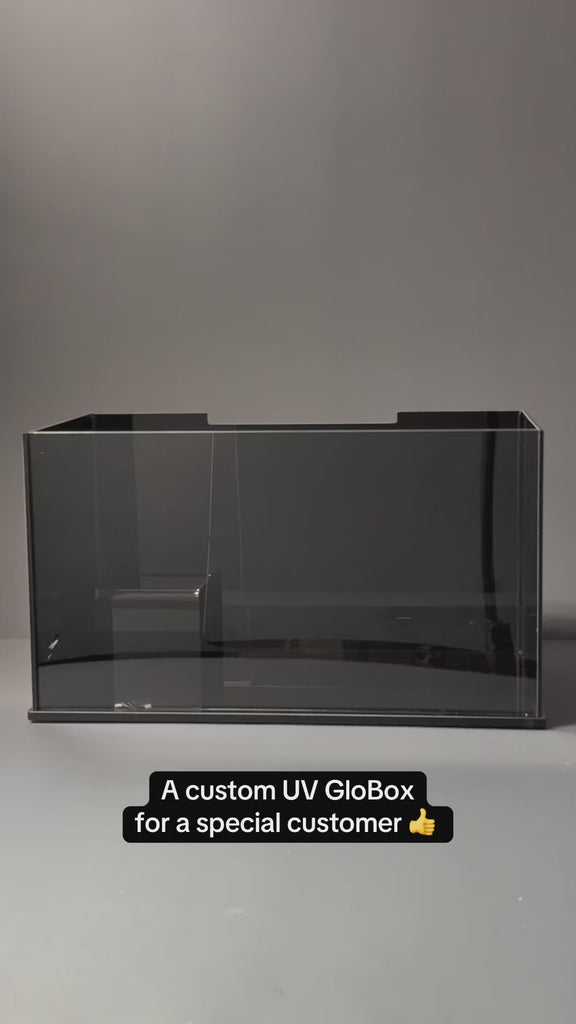 Fluorescent Mineral Display Case - 365nm UV Light | Yooperlite Display ...