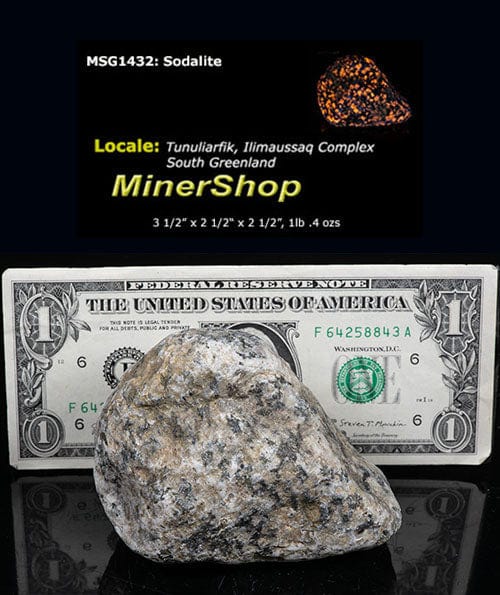 Sodalite (Yooperlite Style Rock) from Greenland