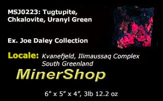 Tugtupite, Chkalovite - Greenland