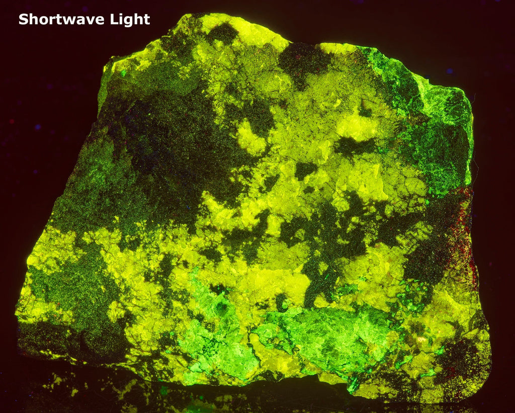 Esperite, Willemite, Calcite from Franklin Mine, New Jersey