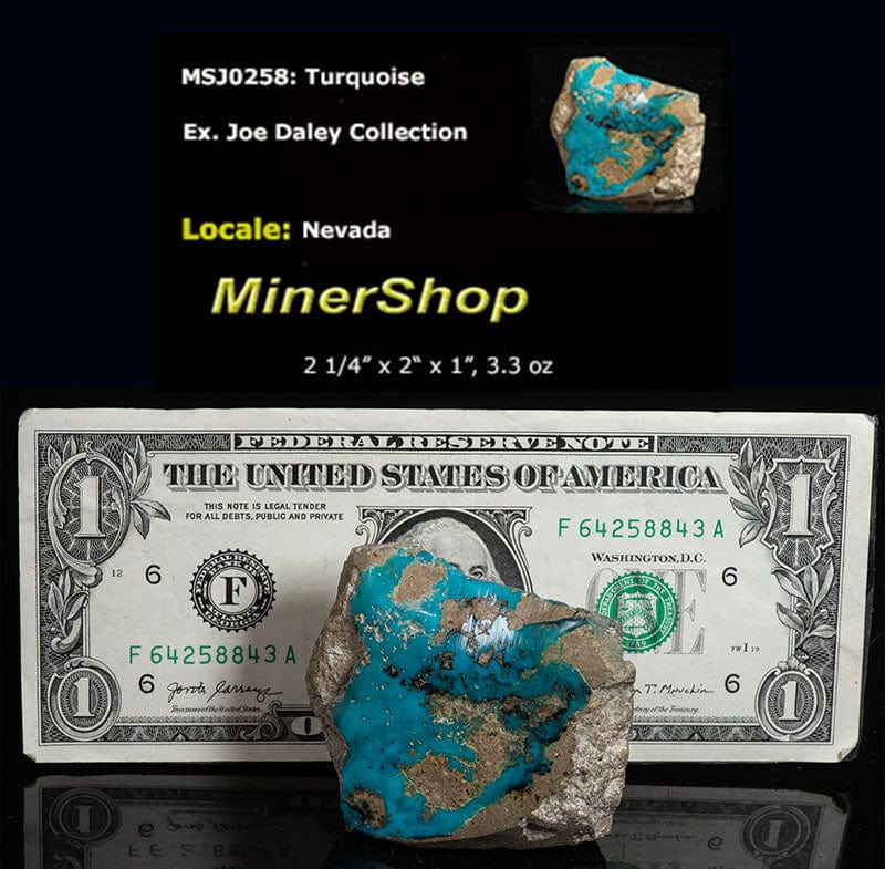 Bright blue turquoise from Nevada. Nevada is a turquoise mining mecca.