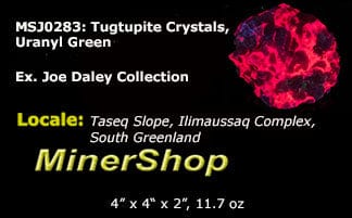 Tugtupite Crystals from Greenland