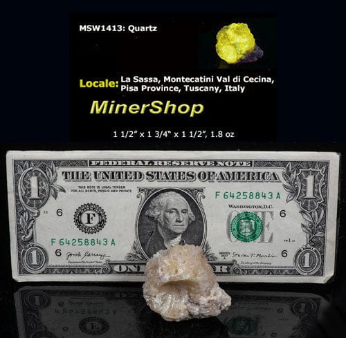 A pure crystal of La Sassa radiating quartz from Italy.